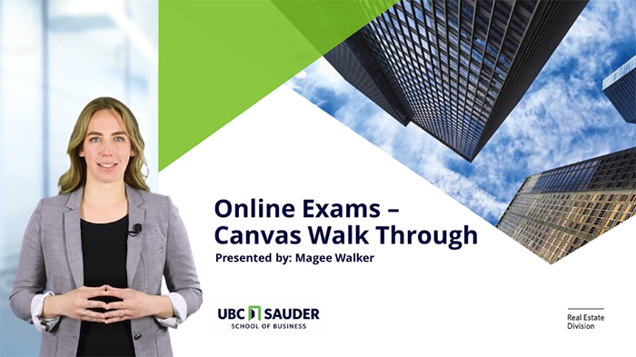 Video thumbnail for Online Exams - Canvas Walk Through