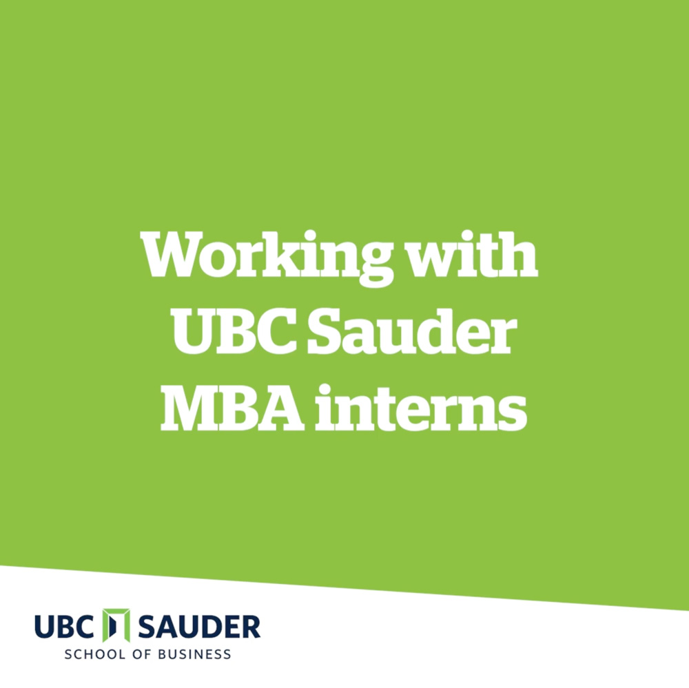 Video thumbnail for UBC Sauder MBA Customer Stories