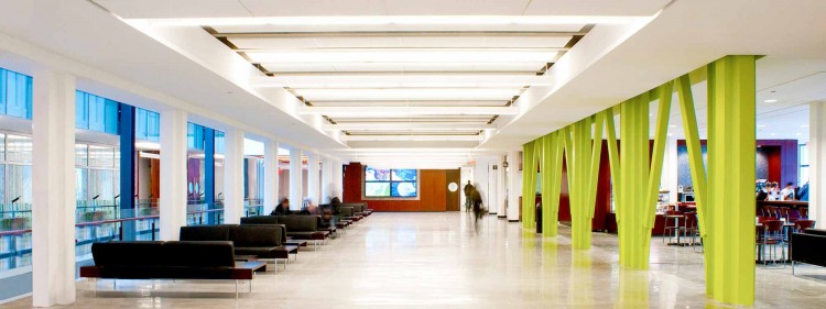 Image of main lobby in Sauder buidling