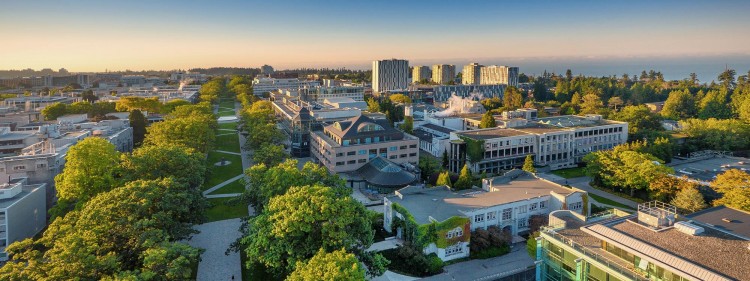 Aerial image of BC Campus