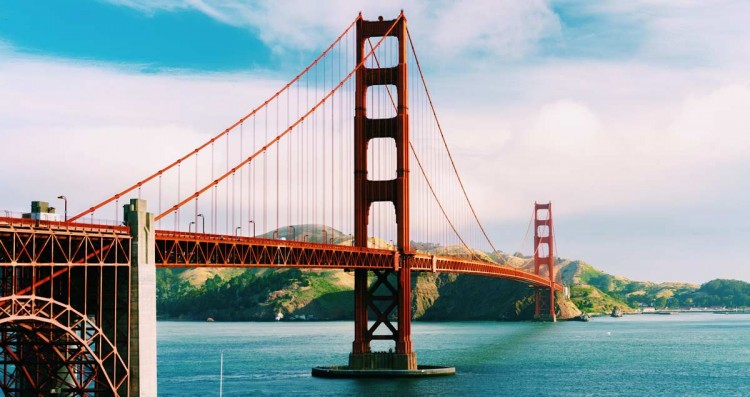 Image of the Golden Gate Bridge in San Francisco