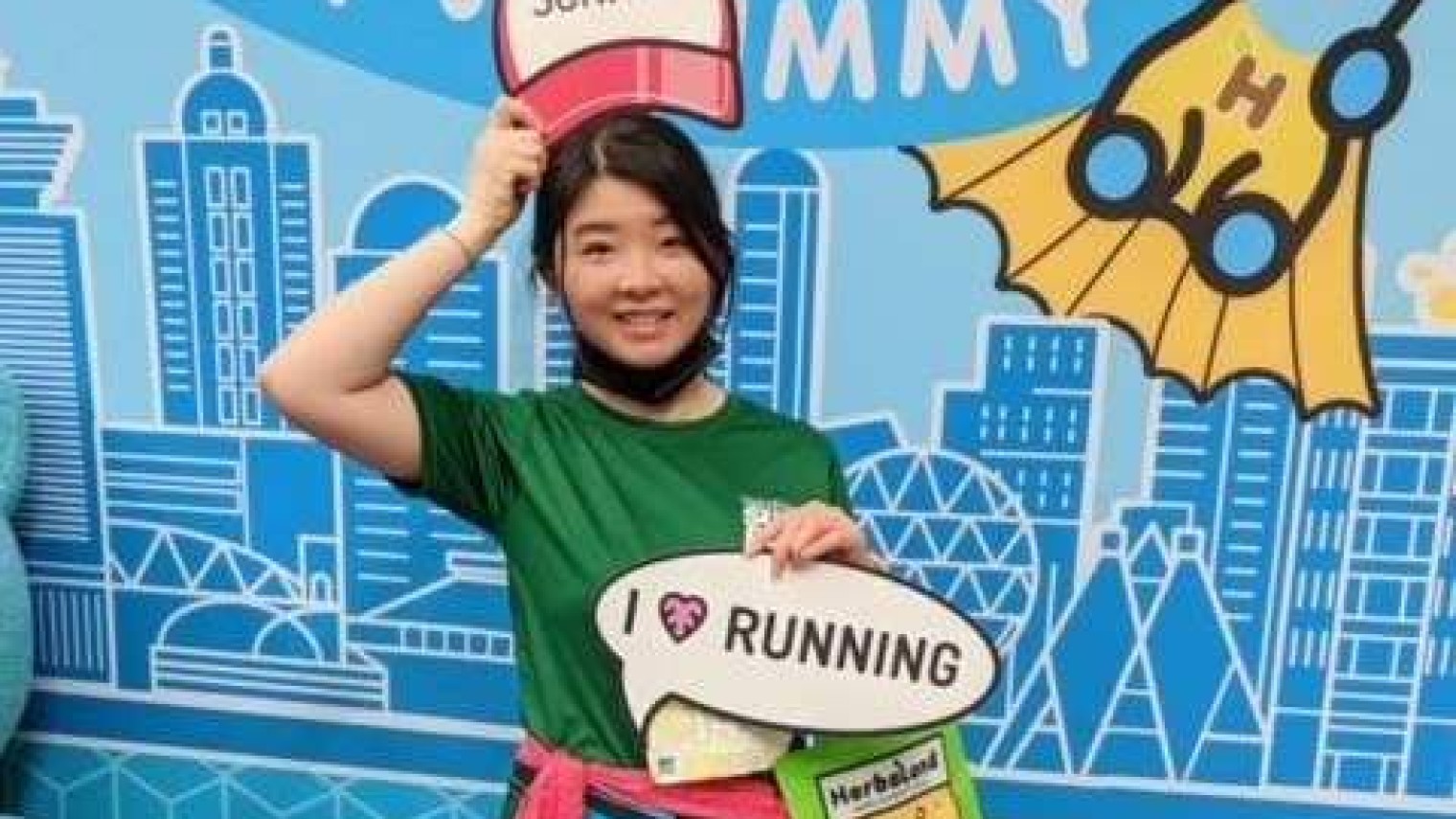 Amy Zhu at sun run